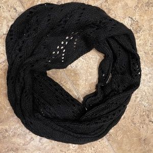 Black Lace Infinity Scarf